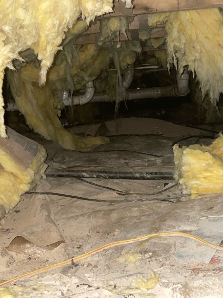 Crawl Space For A Property Inspection